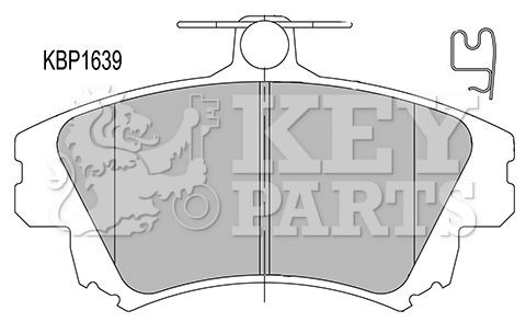 Key parts kbp1639 brake - brake, pad