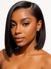 13x4 Bob Wig Human Hair 12