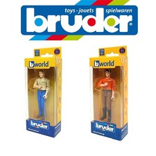 2 PACK BRUDER TOYS MAN DRIVER