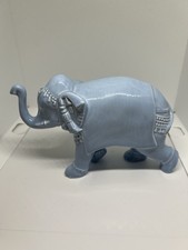 Very Rare Wedgwood Blue Elephant Porcelain Figurine