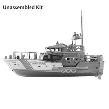 1:100 Scale Lifeboat Model 3D Metal Unassembled Kit DIY Display Souvenir Toy A