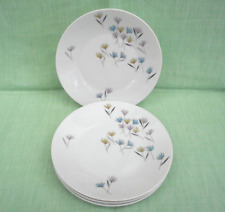 4 vintage / retro Rosenthal porcelain / bone china salad plates - 3722- 19 cm