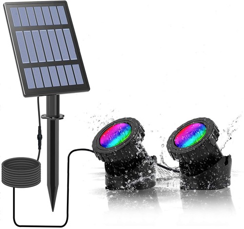 Solar pond lights - pond, led