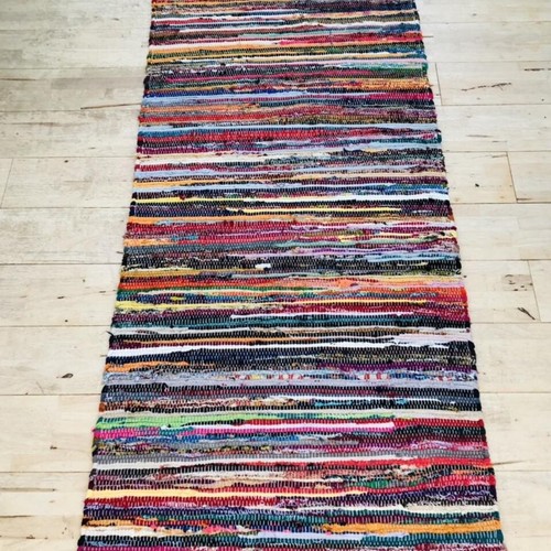 Chindi rag rug - runner, x