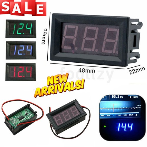 Led digital voltage volt meter - led,