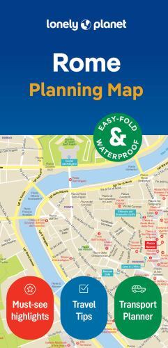 Lonely planet rome city - rome, map