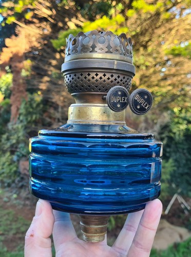 Original victorian blue facet - original,