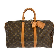 LOUIS VUITTON KEEPALL BANDOULIERE 45 HANDBAG MONOGRAM M41418 VI884 YQ03855 BN02