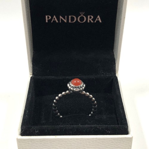 Pandora silver carnelian - pandora,