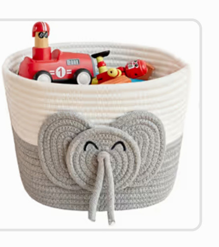 Runka cotton rope elephant - cotton,