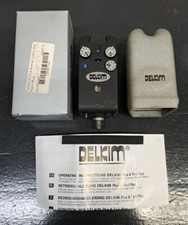 DELKIM 25 PLUS SPECIAL EDITION BITE ALARM BLUE / BLUE "DP004-25" CARP FISHING