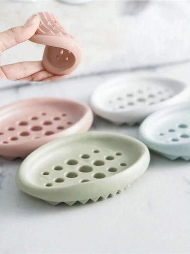 Silicone soap dish self - silicone,