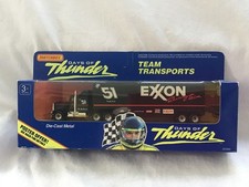 MATCHBOX CONVOY DAYS OF THUNDER PETERBILT ' EXXON ' TEAM TRANSPORTS  - BOXED