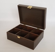 Wooden Organiser Box BROWN 6