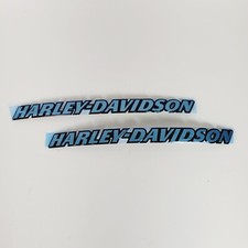 Harley Davidson CVO Satin Chrome Fuel Tank Emblems Set 08-23 Touring Models