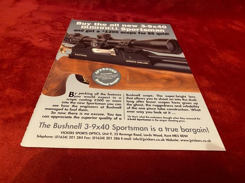 Pgun9 advert 11x8 - advert, bushnell