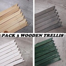 Pack Of 3 Wooden Trellis