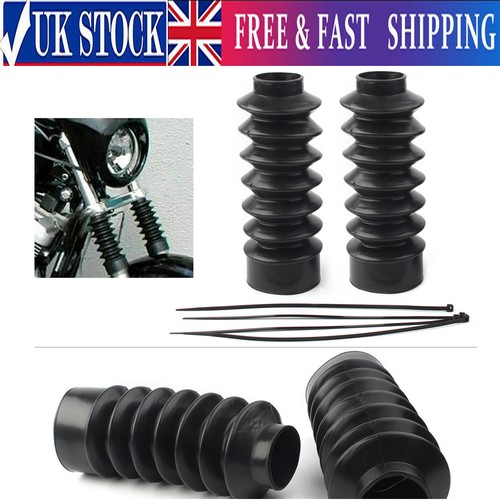 39mm rubber fork cover gaiters - rubber,