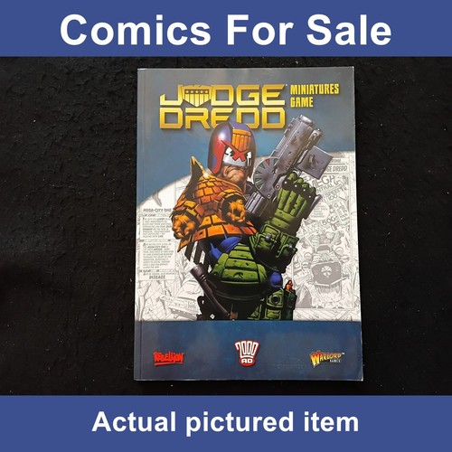 Judge dredd miniatures game - dredd,