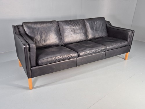 Vintage danish seat sofa - danish, 3