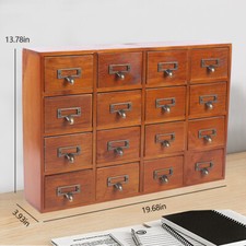 16 Drawers Vintage Tabletop