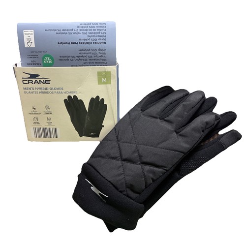 Crane mens hybrid gloves black - crane,