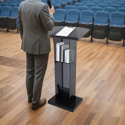 Acrylic podium stand floor - acrylic,
