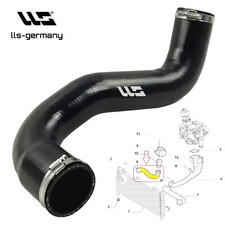 Turbo hose charge air hose for Fiat Ulysse 2.2 JTD 1400107980 - 0382.LG
