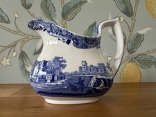 Spode Blue Italian Small Milk / Cream Jug 9cm high Excellent condition