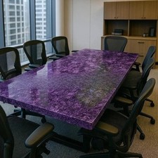 Natural Amethyst Stone Table