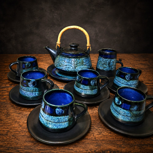 Vintage newlyn celtic pottery - newlyn,