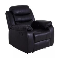 LEATHER RECLINER ARMCHAIR SOFA
