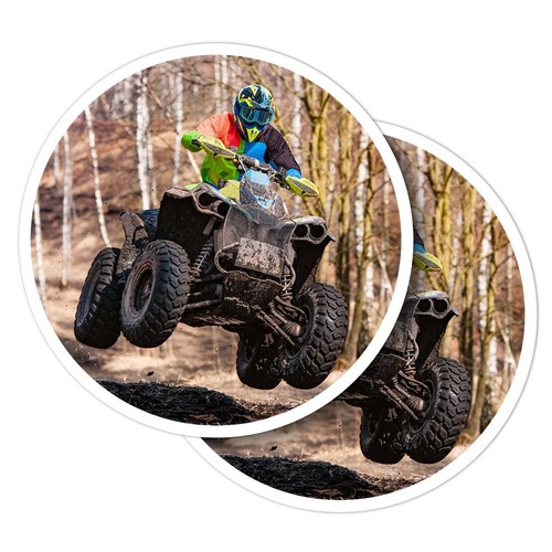 Vinyl stickers atv quad - atv,