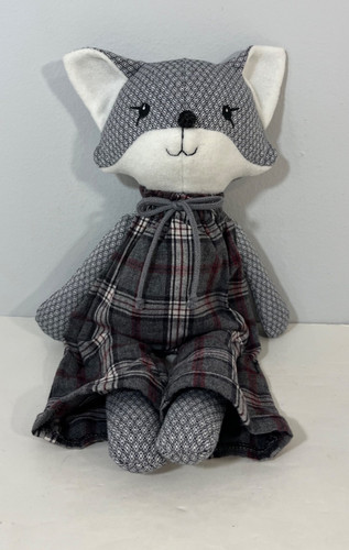 Hand made gray - made, plush