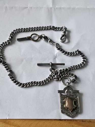 Sterling silver albert - sterling, chain