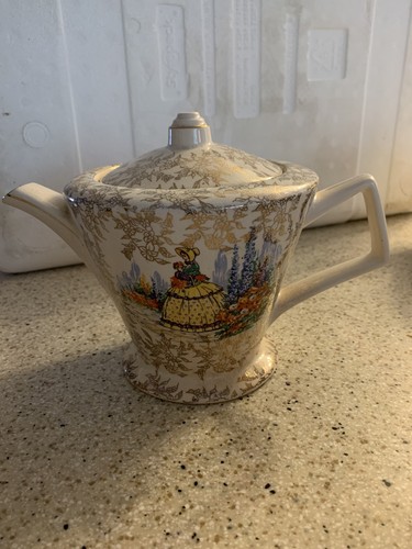 Vintage crinoline lady - vintage, tea