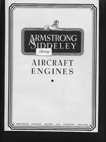 Armstrong siddeley aircraft - armstrong,