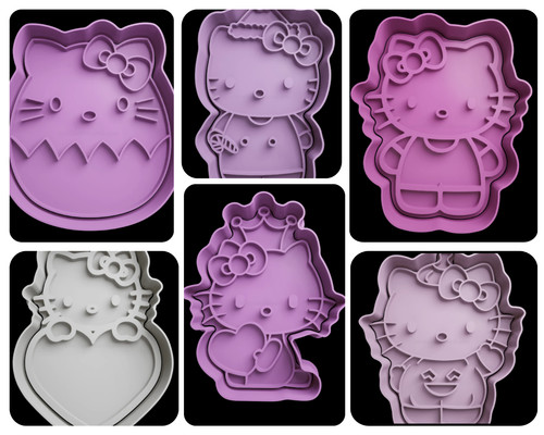 Hello kitty cookie - cutters, +