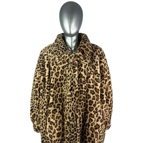 Leopard faux fur stroller - fur,