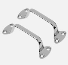 2 x Heavy Duty 316 Stainless Steel Boat Marine Grab Handle  with 2 Holes -  6"