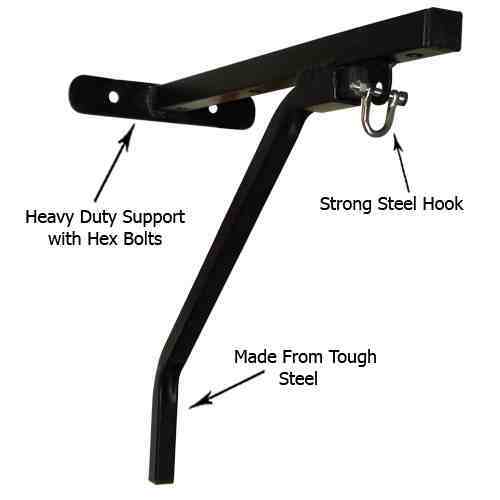 Boxing punch bag wall bracket - bag,