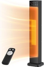 Midea 30 Inch Electric Heater, 2000W Ceramic Tower Heater with Thermostat... 