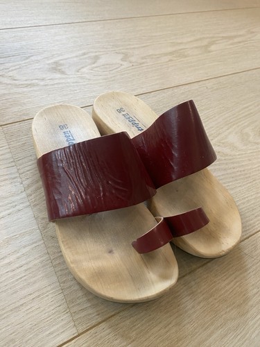 Trippen zen wood shoes - f,