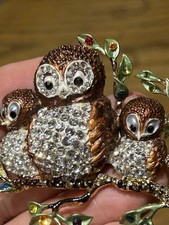 Butler & Wilson Crystal Owl