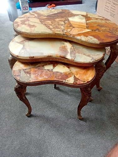 Antique set marble - of,