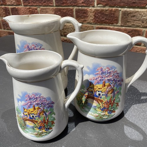 Art deco 1930s jugs falcon - art,