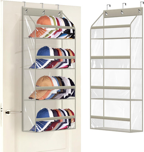 Clear over the door - clear, racks