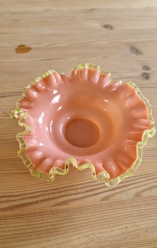 Victorian vaseline glass - victorian,
