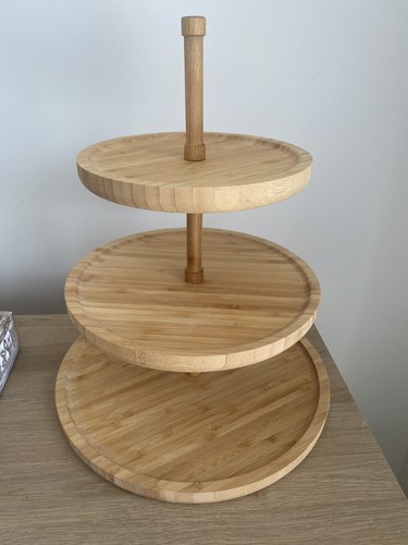 Wooden tier cake - wooden, /