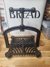 Vintage Victor Cast ware Robert Welch Screw Meat Press - Black Metal